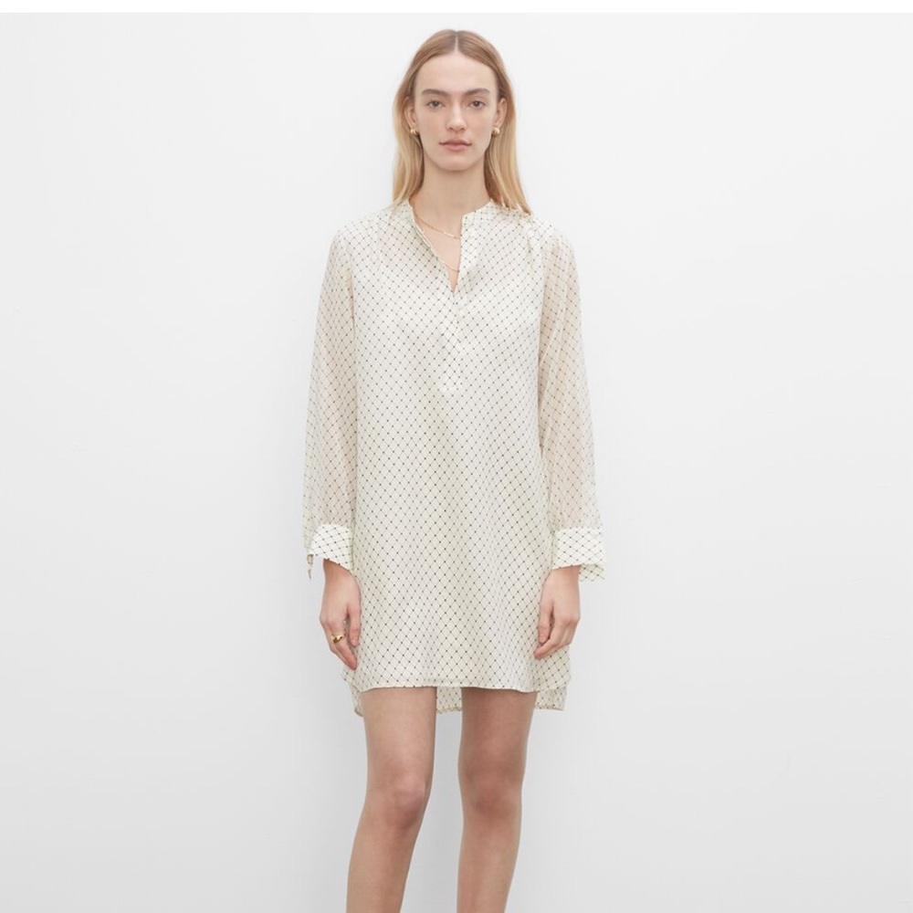 Like New Club Monaco Silk Popover Tunic
